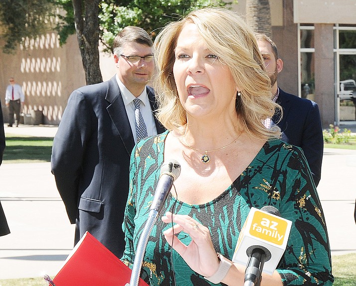 Legal papers filed late Wednesday, Nov. 25, on behalf of Kelli Ward, chair of the Arizona Republican Party, claim that the system used in Arizona to check signatures on mail-in ballots lacks sufficient safeguards to ensure that they actually came from the registered voters whose envelopes were submitted. (Howard Fischer/Capitol Media Services)