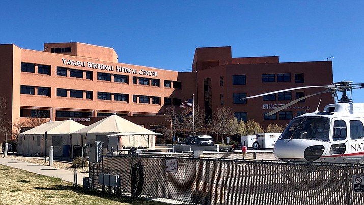 As coronavirus cases surge in Yavapai County, the YRMC west campus in Prescott is at 92 percent capacity of its licensed 133 beds, with a third unit opened on Monday, Dec. 1, 2020, to accommodate COVID-19 patient care and plans for a fourth are underway. The east campus in Prescott Valley is at 98 percent of their 50 beds. (Courier, file)