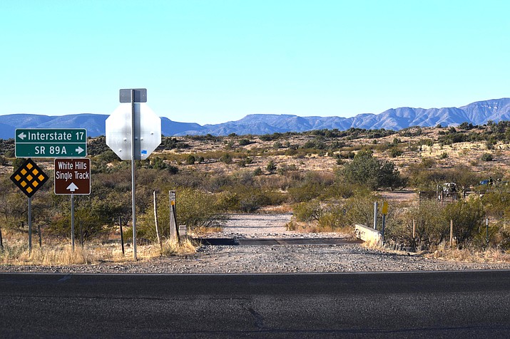 Contracts for Verde Connect, which would partly follow the path of this forest road as an extension of Beaverhead Flat Road, are set to be on the agenda for the Yavapai County Board of Supervisors’ Jan. 6, 2021 meeting. VVN/Jason W. Brooks