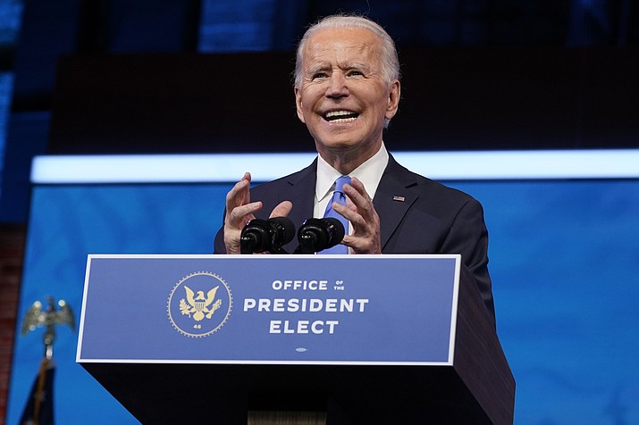 President-elect Joe Biden. (AP file photo)
