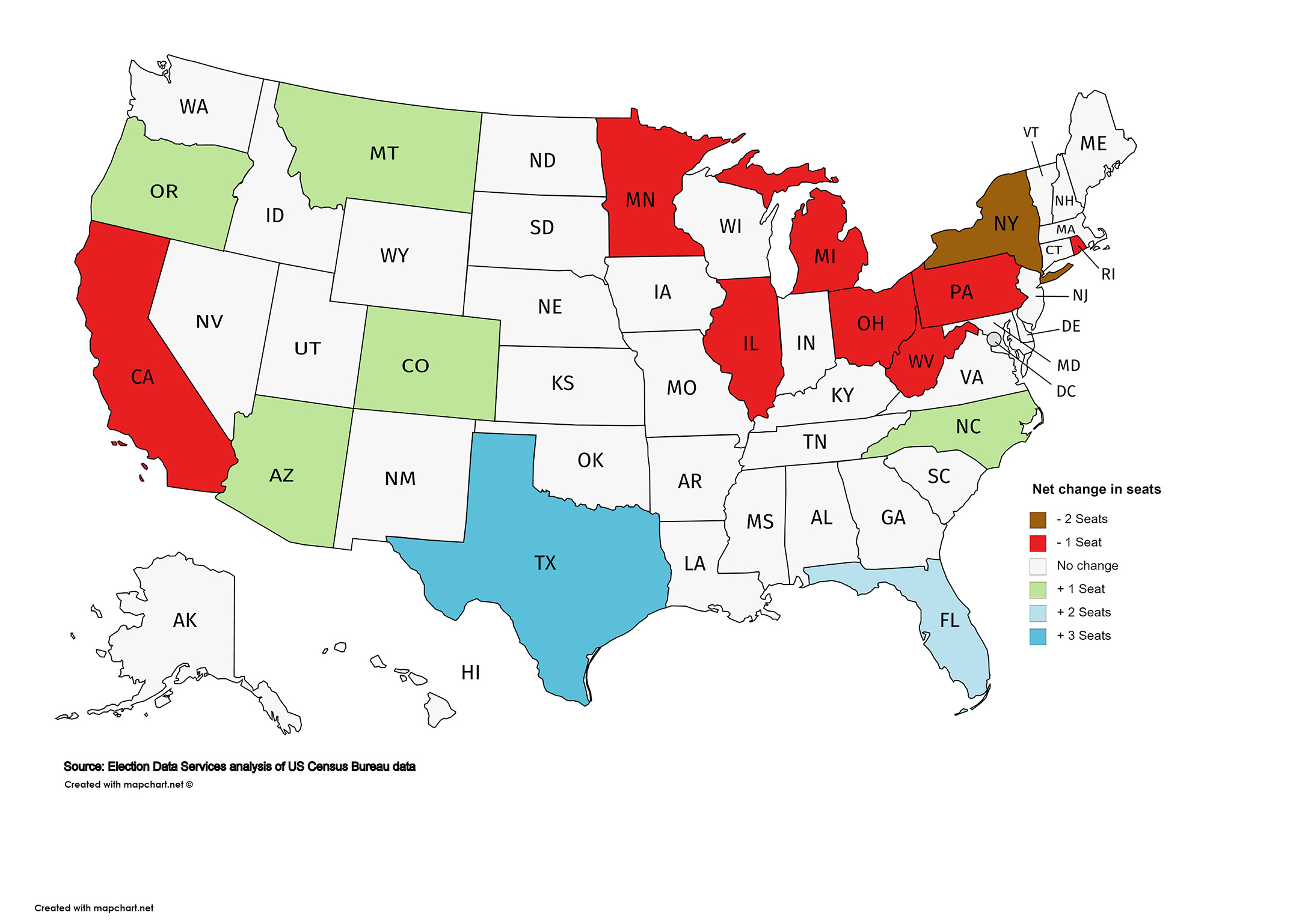 Arizona To Get 10th Seat In Congress, Early Census Data Shows State ...