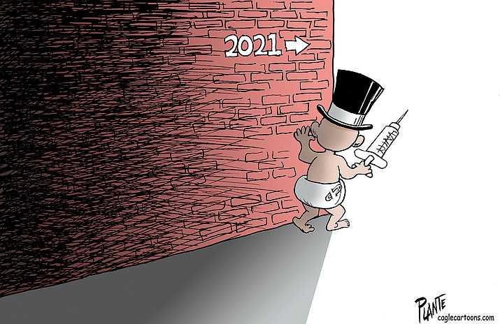 Editorial cartoon (2): Dec. 29, 2020