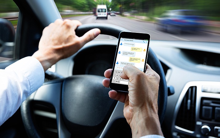 A 2019 law about driving while texting gains real teeth on Jan. 1, 2021. A first-time offense would result in a fine of up to $149, though it could be no less than $75. Subsequent violations could lead to fines up to $250. (Courier stock photo)
