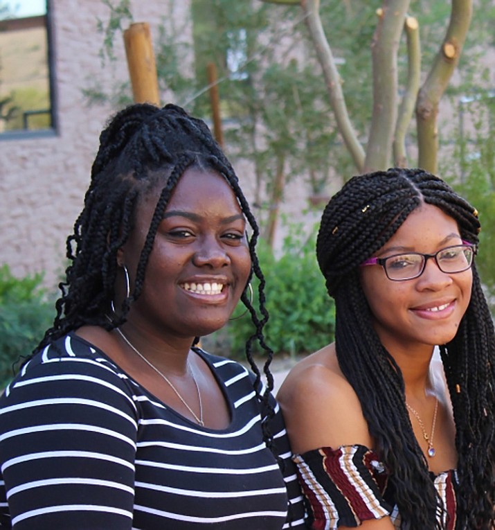 Get to know Tieyasiajane and Arionna at https://www.childrensheartgallery.org/profile/tieyasiajane-and-arionna# and other adoptable children at childrensheartgallery.org. (Arizona Department of Child Safety)