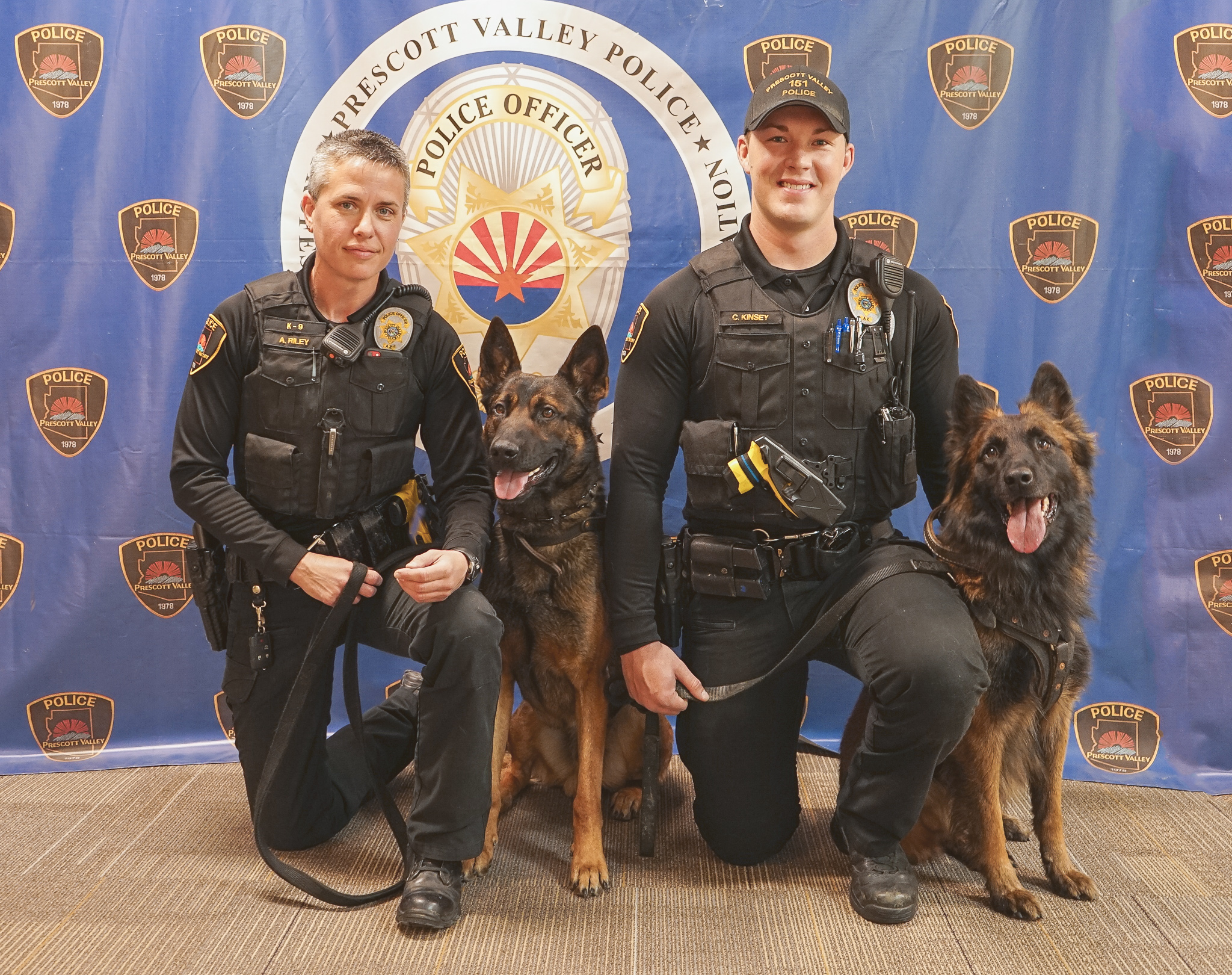 Prescott Valley Police Department introduces new K9 handlers | The ...