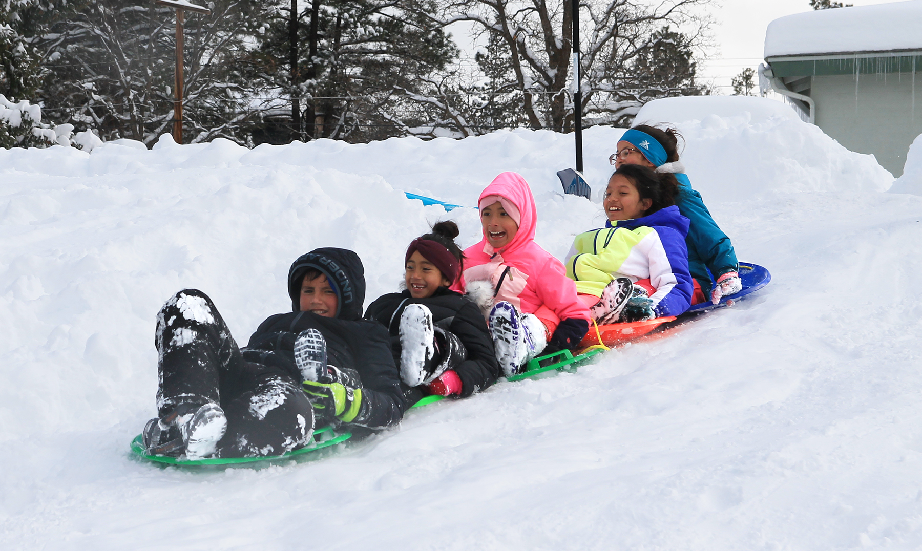 Fresh snow and a sled Williams enjoys a week of snow WilliamsGrand
