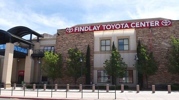 Spectrum Healthcare is operating the vaccination site at the Findlay Toyota Center in Prescott Valley. (Nanci Hutson/Courier, file)