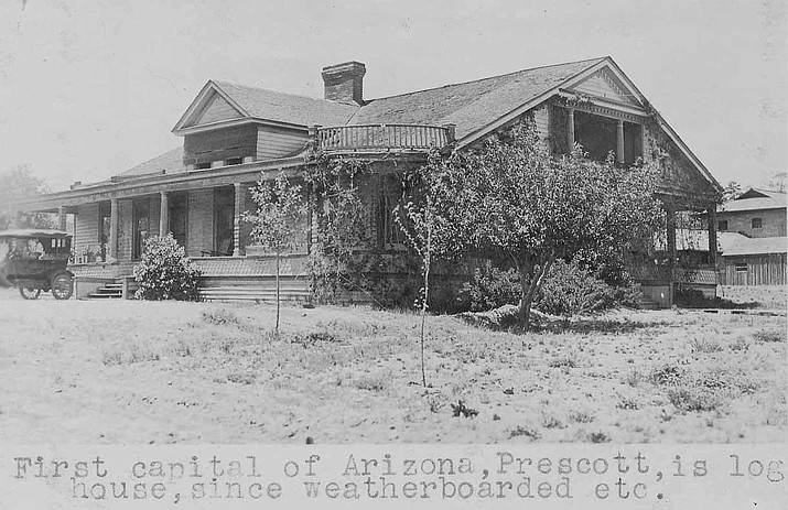 The Old Governor’s House, 1925, before Sharlot moved in. Call #1403.0536.0006  (Sharlot Hall Museum Research Center/Courtesy)