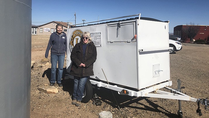 Pictured from left to right is Angelique LeVell, executive director of Horses with Heart, and Pam Berry operations director at Horses with Heart. (Chino Valley Area Chamber of Commerce/Courtesy)