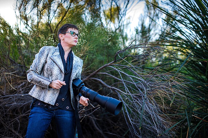 Miachelle DePiano, who questioned whether employers valued her work as a veteran after she left the Army two decades ago, works as a policy analyst and owns her own photography business. (Photo by Alberto Mariani/Cronkite News)