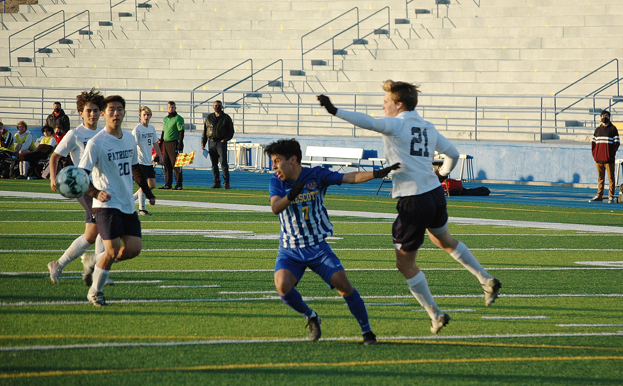 Prescott boys soccer pounds ALAQueen Creek in 1st round of state The