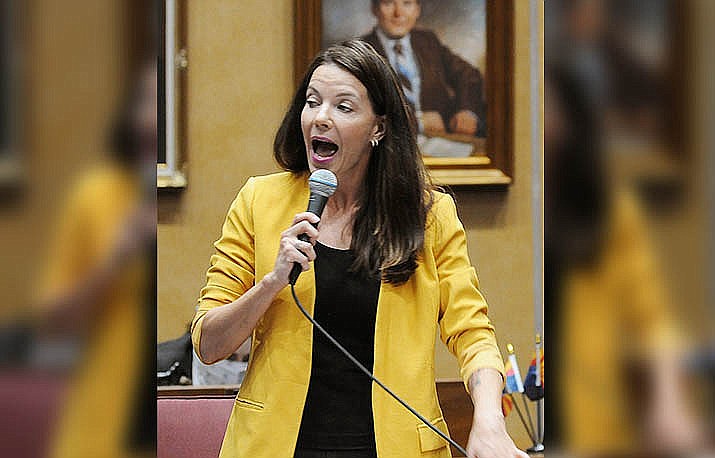 A proposal by Sen. Michelle Ugenti-Rita, R-Scottsdale, would require county recorders to send a notice to people informing them of the pending removal from the list. (Capitol Media Services 2020 file photo by Howard Fischer)