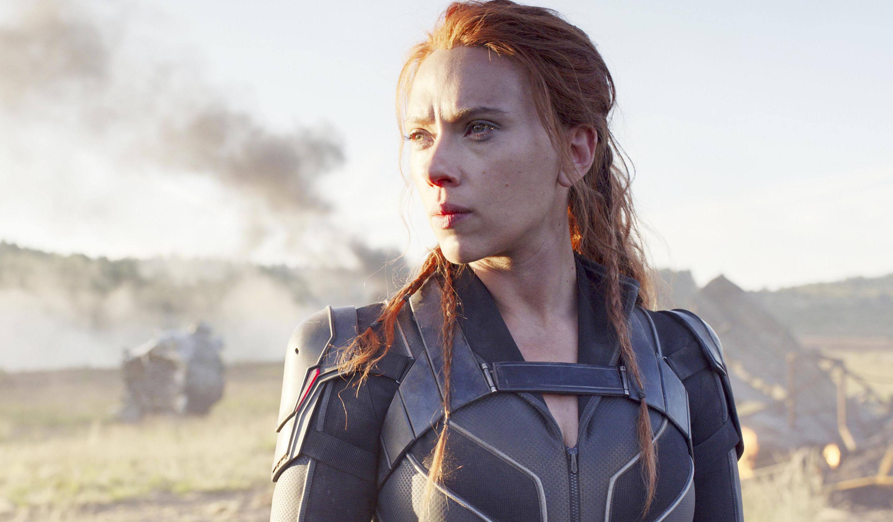 New Black Widow photos are extremely revealing