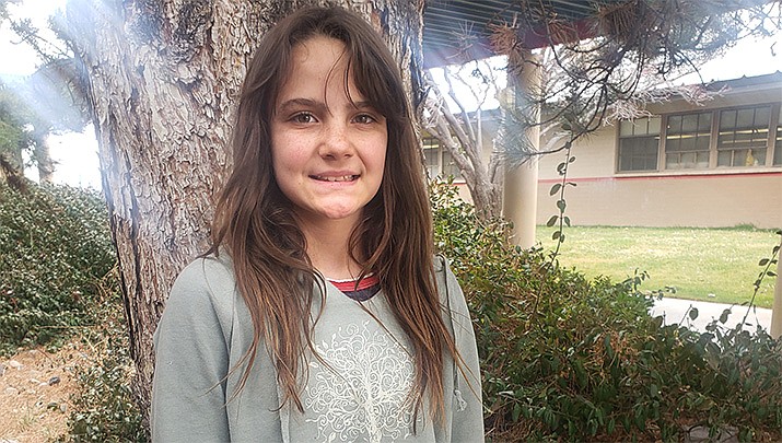 Ansley Owen of Del Rio School is the Chino Valley Unified School District Student of the Week for April 22, 2021. (CVUSD)