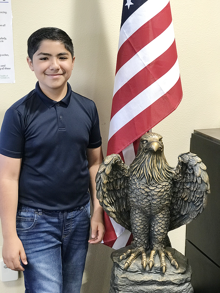 Marcos from Liberty Traditional School is this week’s HUSD Student of the Week. (Courtesy)