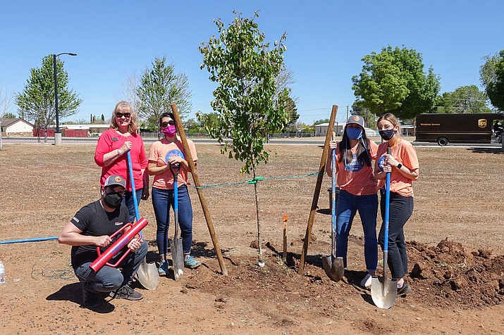 Volunteers helped celebrate Arbor Day in Prescott Valley on Friday, April 30, 2021. (Town of Prescott Valley/Courtesy)