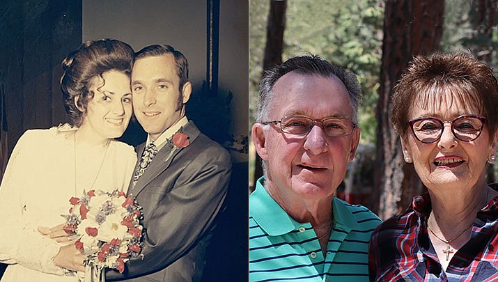 John and Mary met on a blind date at Mary’s sister’s home in Whittier, California, when John was invited to dinner. They spent the next several years in Whittier and San Diego, California, until being transferred to Grand Rapids, Michigan, in 1979. They were then transferred between Detroit and Grand Rapids prior to John’s retirement from General Motors Corporation. Their son William currently lives in Coeur d’Alene, Idaho. Mary is an original California girl from Torrance, while John is a native of Tucson. John and Mary Peters moved to Prescott in January 2000. (Courtesy)
