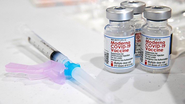 Spectrum Healthcare will be providing free COVID-19 vaccinations for walk-in patients from 9 a.m. to 2 p.m. on Thursday, June 17, 2021, at St. Vincent De Paul, 120 N. Summit Avenue in Prescott. (AP file)