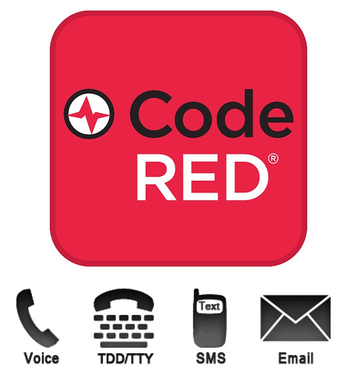 The "Code Red" system alerts Yavapai County residents of emergencies, giving them time to evacuate. (YCSO/Courtesy)