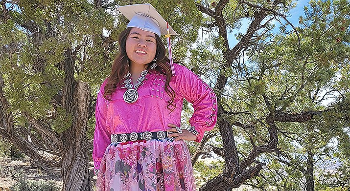 Tristin Fall Gray, 17, graduated May 15 from Monument Valley High School in Kayenta, Arizona. (Submitted photo)
