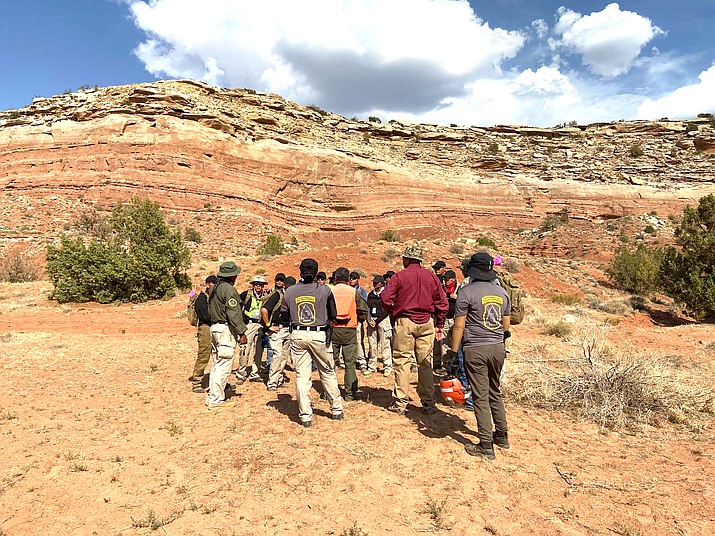Searchers continue their efforts to locate missing Navajo elder Ella Mae Begay. (Photo/NPD)