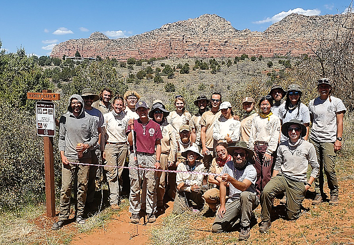 ACE and Forest Service crew members on the last day of work for Little Rock and Rabbit Ears. Courtesy photo