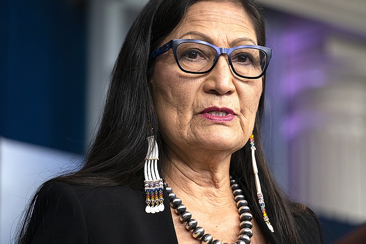 On June 22, Haaland and other federal officials are expected to announce steps that the federal government plans to take to reconcile the legacy of boarding school policies on Indigenous families and communities across the U.S. (AP Photo/Evan Vucci, File)
