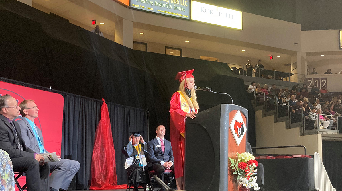 Bradshaw Mountain High valedictorian celebrated as district’s first