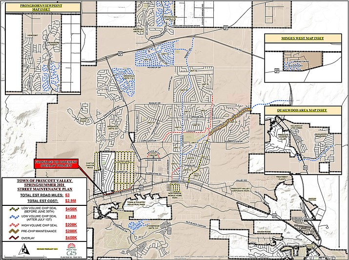 Town of Prescott Valley continues next phase of summer chip sealing ...