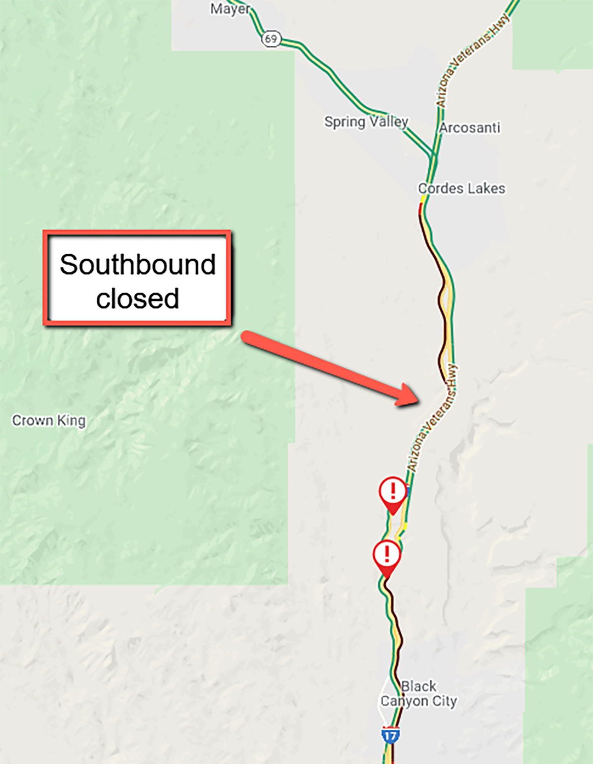 ADOT Update: Interstate 17 Southbound Reopens | The Daily Courier ...