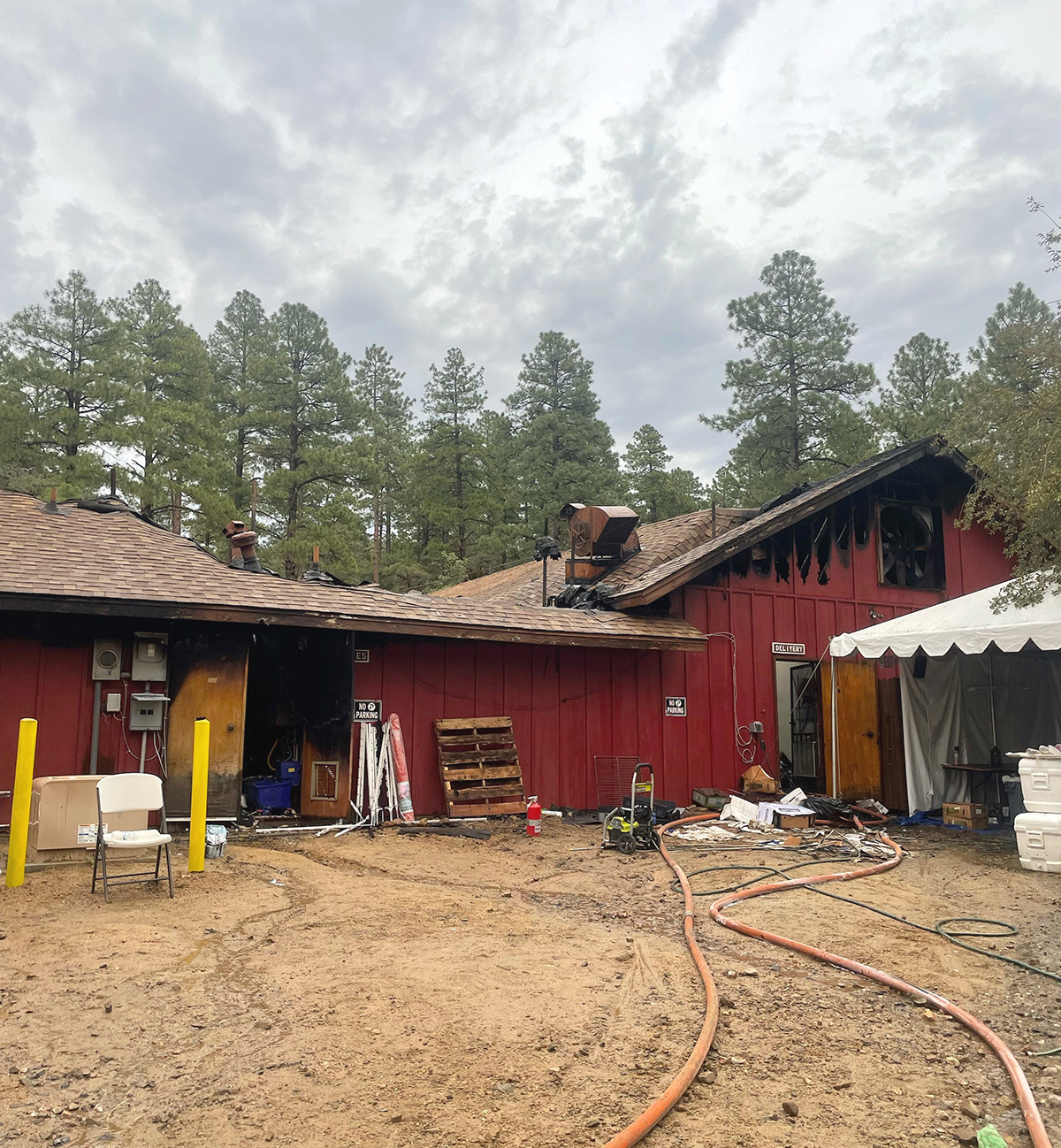 Fire at Whispering Pines Camp The Daily Courier Prescott, AZ