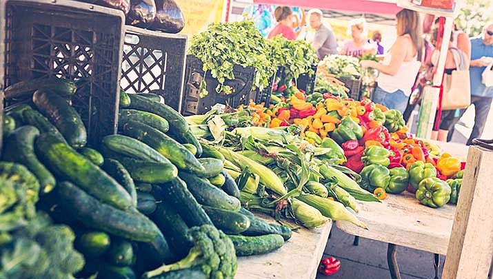 Fresh, locally grown produce can be procured at a pair of Kingman farmers markets. (Adobe image)
