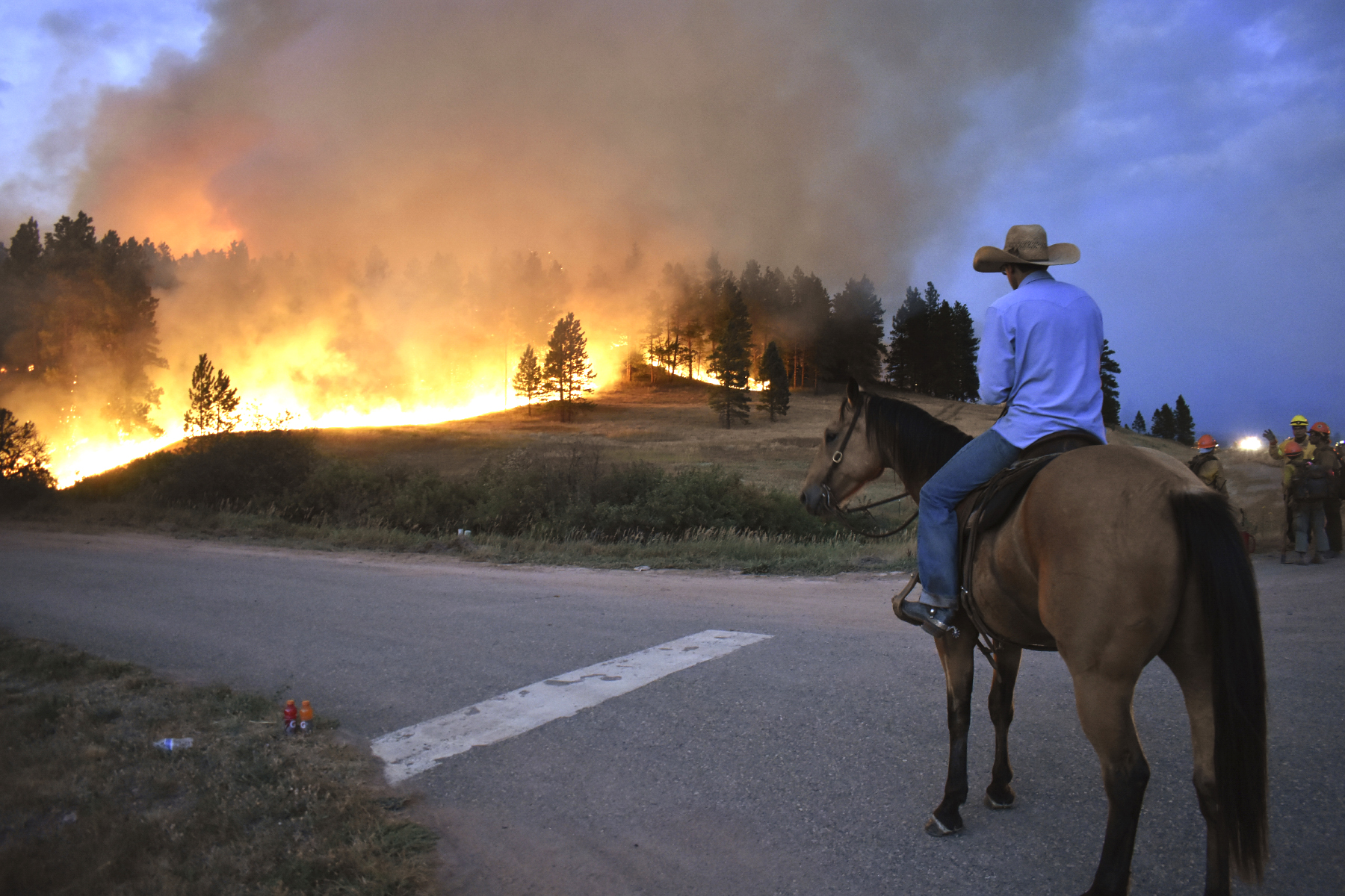 Wildfire bears down on Montana towns as West burns  Navajo-Hopi 