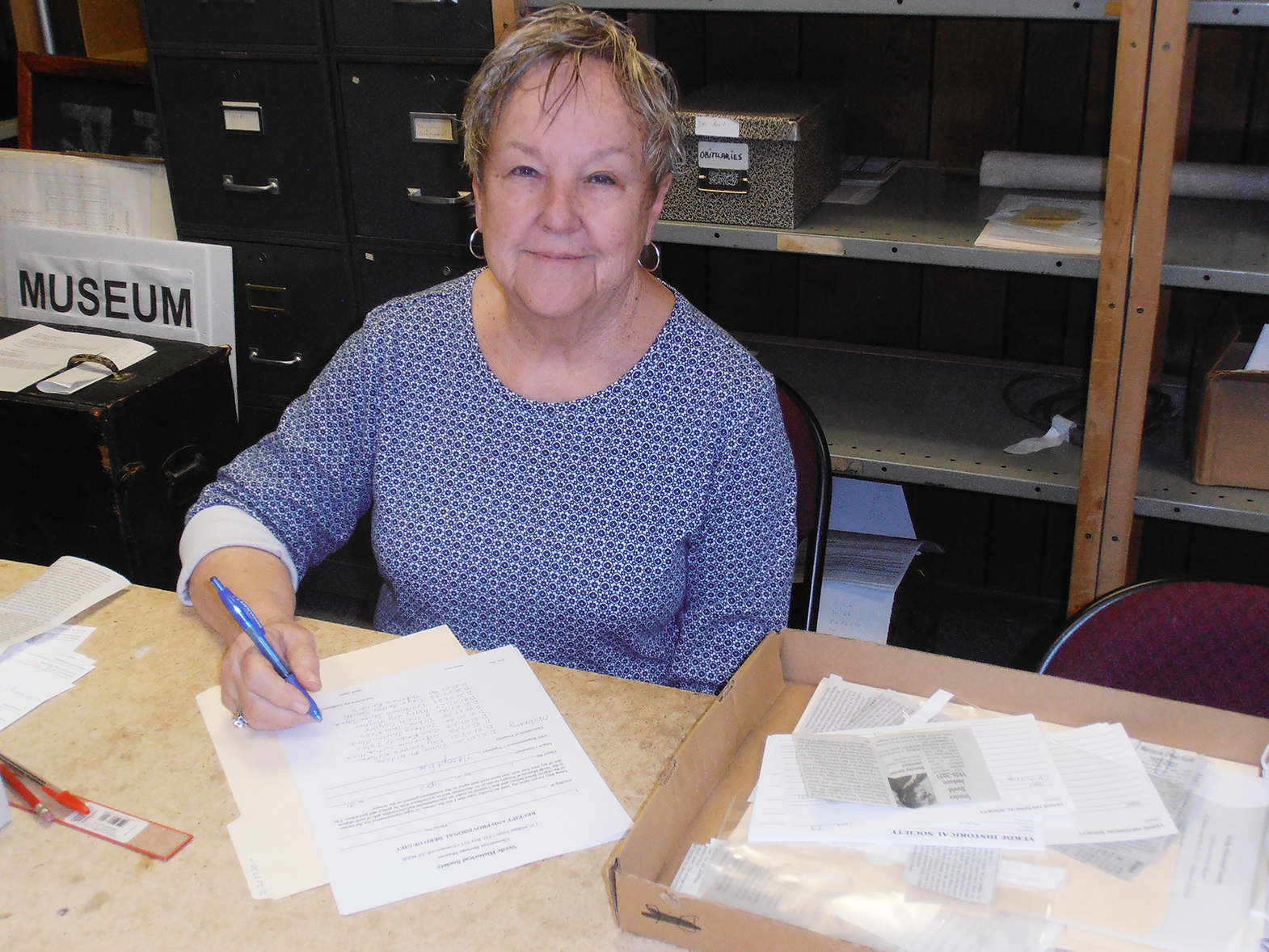 Volunteer Spotlight Nancy Kores a keeper of records, quilts and