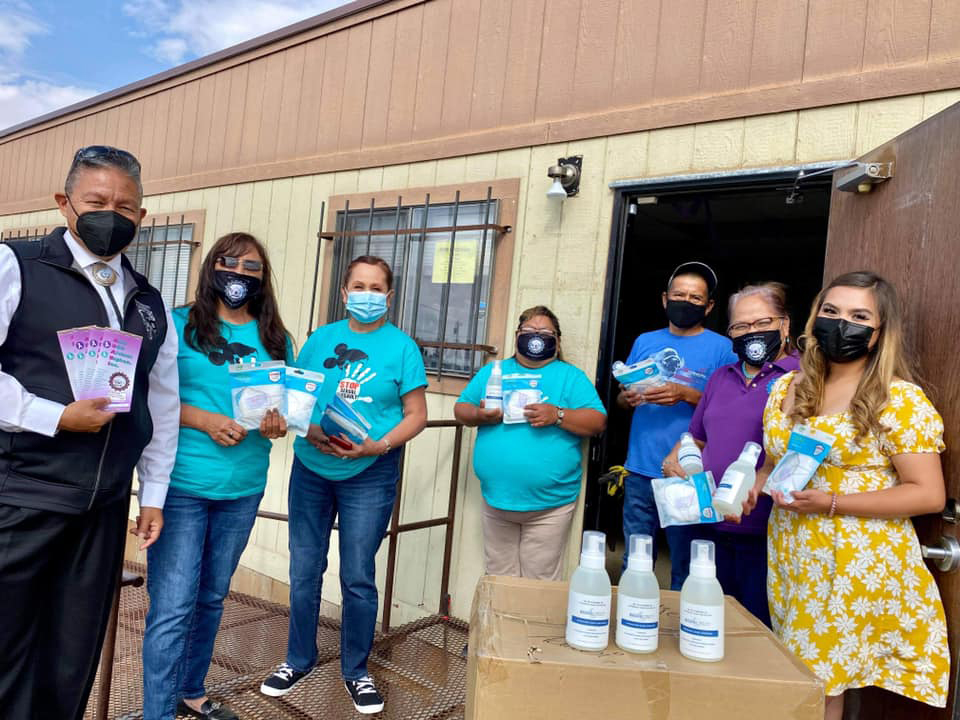 Amá Dóó Áłchíní BÍghan, Inc. (ADABI) in Chinle receives PPE Navajo