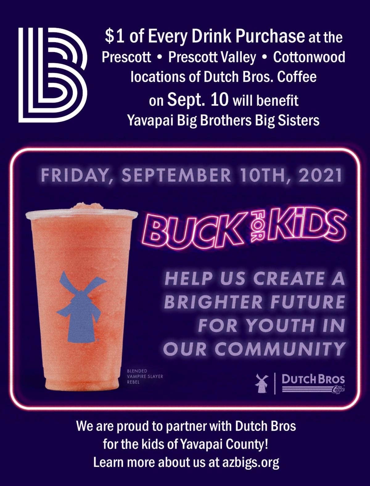 Yavapai Big Brothers Big Sisters able to benefit from coffee drinkers