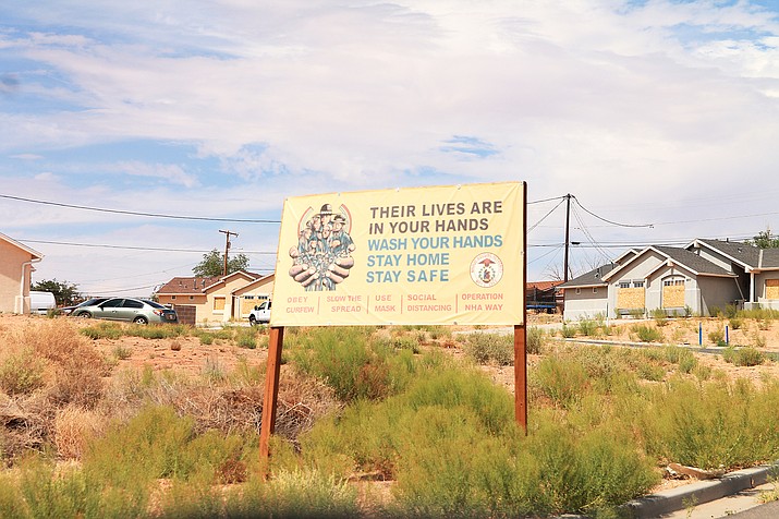COVID-19 remains a concern on the Navajo reservation. (Loretta McKenney/NHO)