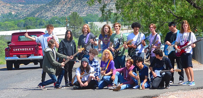 The Mingus Union High School rock band is scheduled to play at Thunder Valley Rally on Friday, Sept. 17, 2021, at Riverfront Park in Cottonwood. (Vyto Starinskas/Kudos)