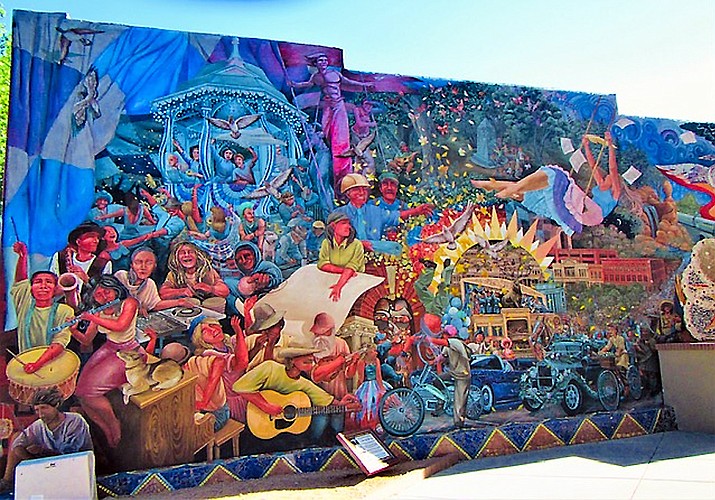 Prescott’s public art portfolio ranges from postcard images to tributes to abstracts. (Yavapai College/Courtesy)