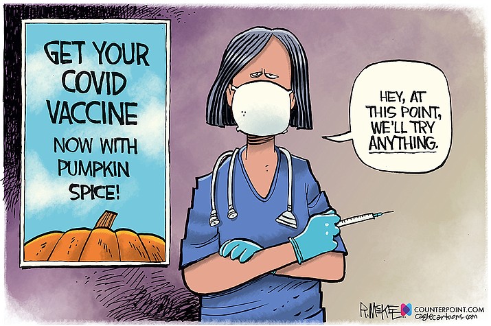 Editorial cartoon (1): Sept. 19, 2021