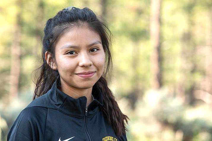 Tuba City’s Shaelyn Honahni is a CCC2NAU student studying biology while she competes for the community college’s first cross country team. (Photo/CCC)
