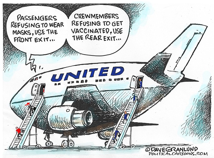 Editorial cartoon (2): Oct. 3, 2021