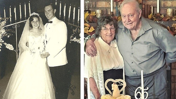 Jo Anne and Richard “Bill” Thornton of Kingman celebrated their 65th wedding anniversary on Sept. 23, 2021. (Courtesy photos)