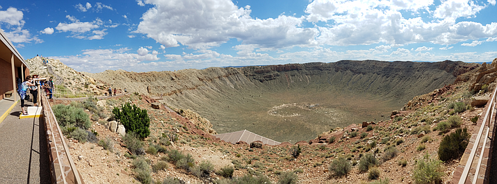 Meteor Crater is located on Interstate 40, just west of Winslow, Arizona. On Oct. 23, northern Arizona residents receive free admission. (Photo/Meteor Crater)
