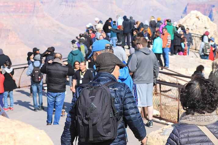 As international travel restrictions begin to ease, Grand Canyon National Park is predicting a busy winter season. (Loretta McKenney/WGCN)