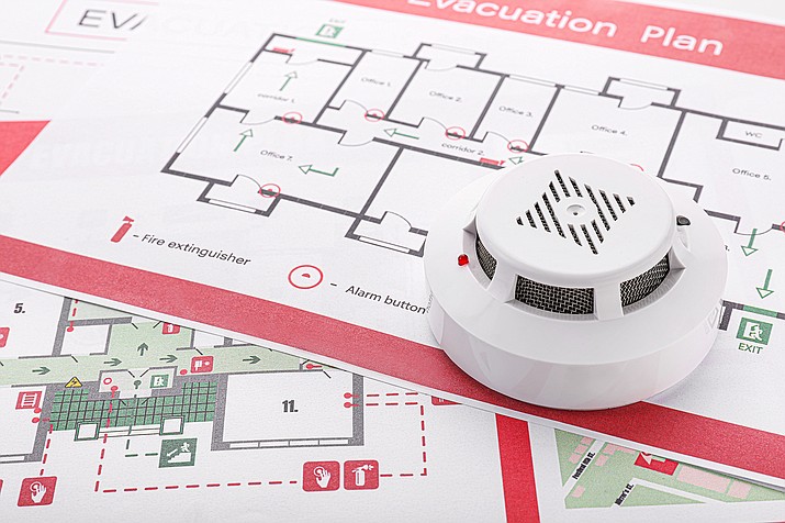The American Red Cross and local fire departments urge homeowners to test their smoke alarms and install new ones when necessary. (Stock Photo)