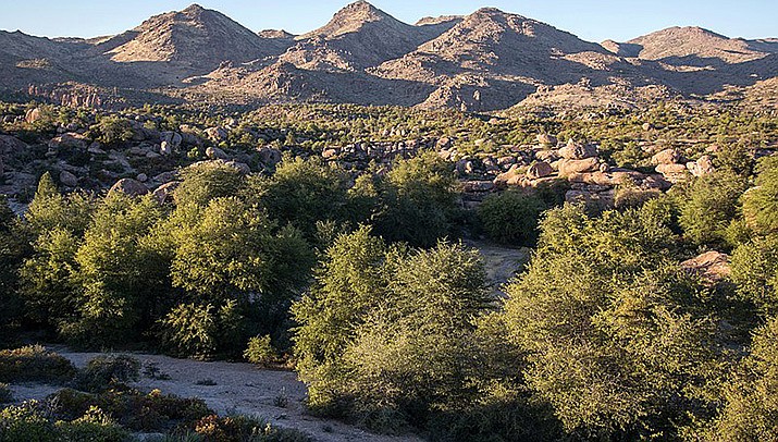 The Resolution Copper mine proposed for Oak Flat has divided views about mining on the San Carlos Apache reservation. (Photo by SinaguaWiki, cc-by-sa-4.0, https://bit.ly/3EagUDK)