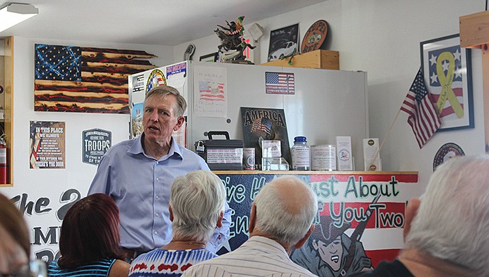 The House will vote Wednesday on a resolution to censure Republican Rep. Paul Gosar of Arizona for tweeting an animated video that depicted him striking Rep. Alexandria Ocasio-Cortez, D-N.Y., with a sword. (Miner file photo)