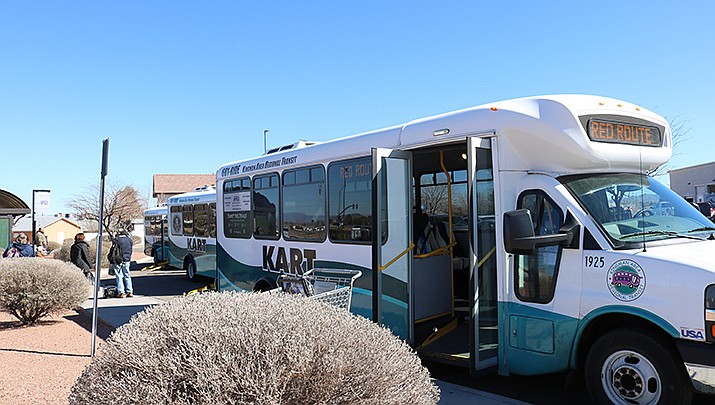 Kingman Regional Transit is offering free bus passes for veterans. (Photo by Travis Rains/Kingman Miner)
