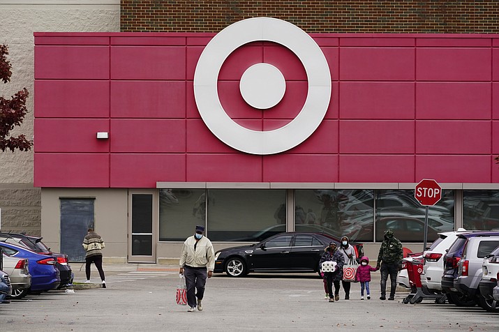 A Target store is shown in Philadelphia on Wednesday, Nov. 17, 2021. Target says having its stores closed on Thanksgiving will be the new normal, permanently ending a tradition that it embraced for years. The move, announced Monday, Nov. 22, 2021, comes as the Minneapolis-based discounter and other retailers including Walmart and Macy's will be closed for the second Thanksgiving in a row. (Matt Rourke/AP)